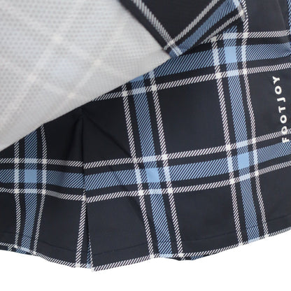 FOOTJOY(フットジョイ) キュロットスカート ネイビー青系チェック レディース M A
