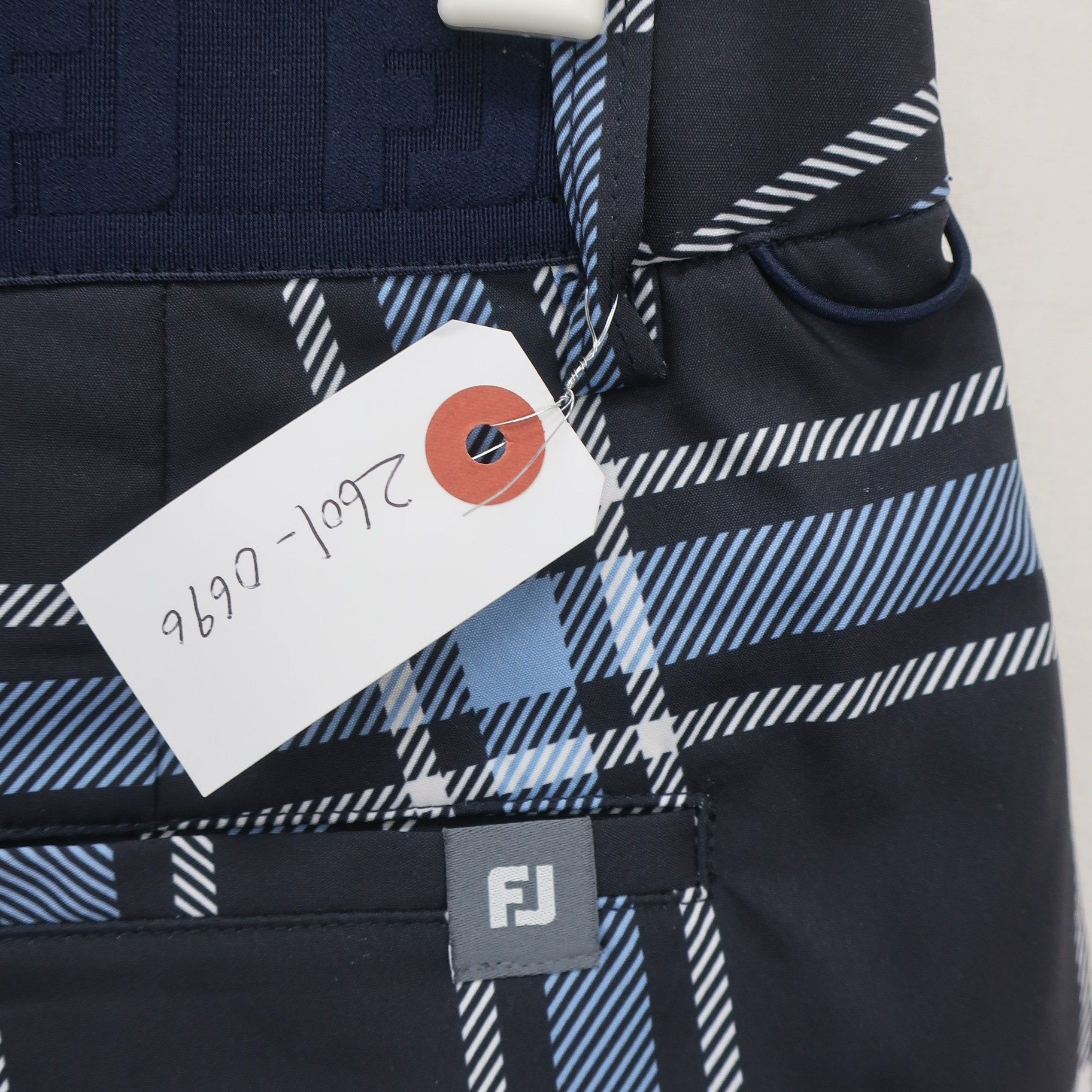 FOOTJOY(フットジョイ) キュロットスカート ネイビー青系チェック レディース M A