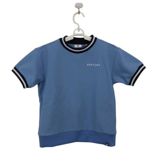 FOOTJOY(フットジョイ) ラインリブ半袖クルーネックスウェット 水色 レディース S FJW-S25-M03 N
