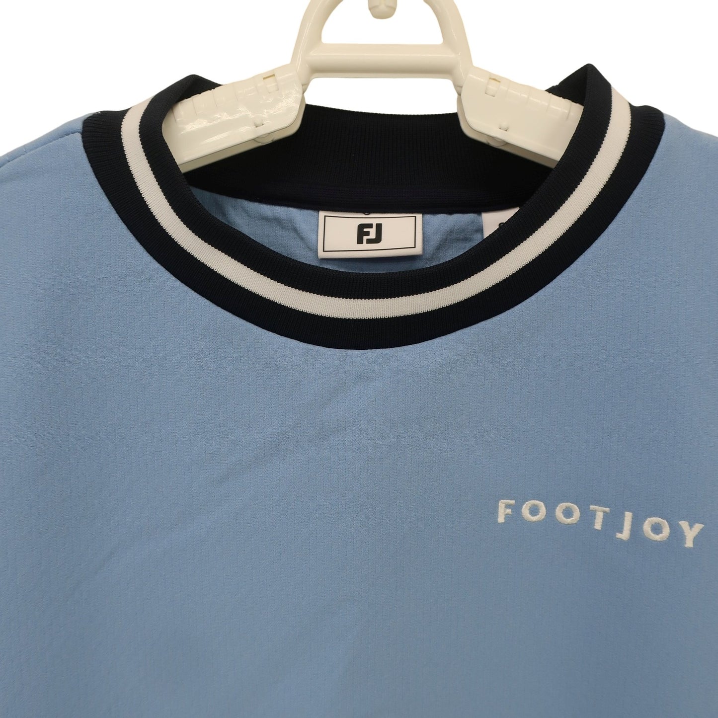 FOOTJOY(フットジョイ) ラインリブ半袖クルーネックスウェット 水色 レディース S FJW-S25-M03 N
