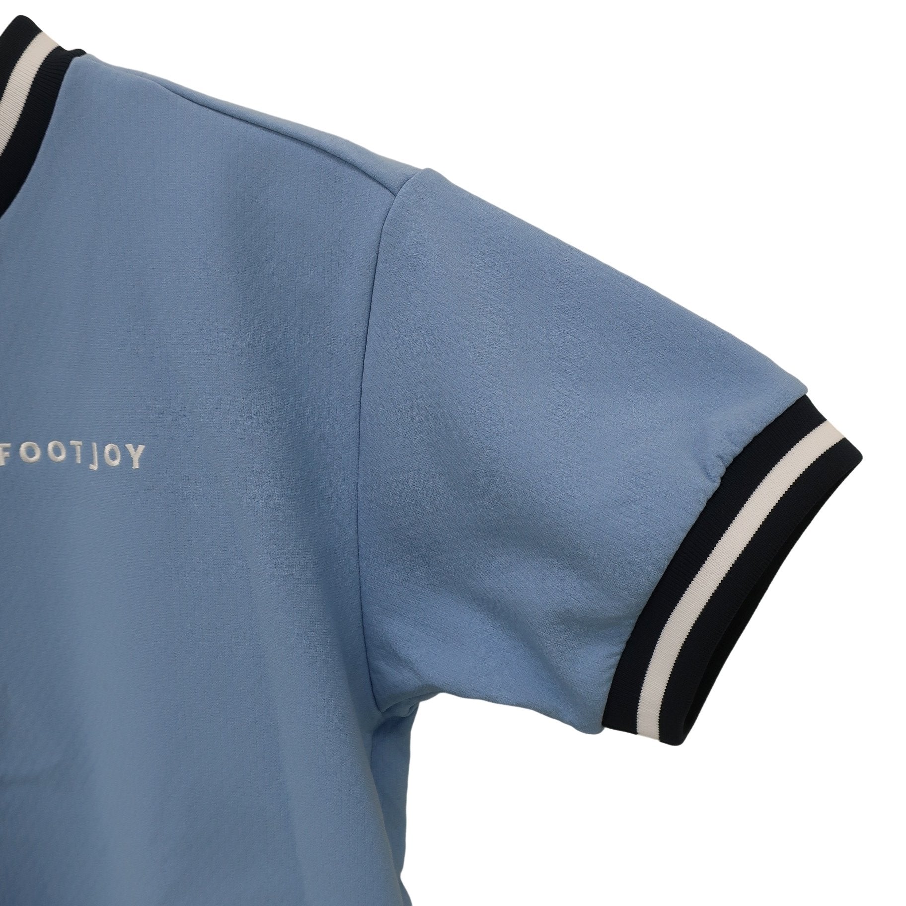 FOOTJOY(フットジョイ) ラインリブ半袖クルーネックスウェット 水色 レディース S FJW-S25-M03 N