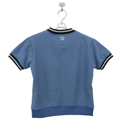 FOOTJOY(フットジョイ) ラインリブ半袖クルーネックスウェット 水色 レディース S FJW-S25-M03 N
