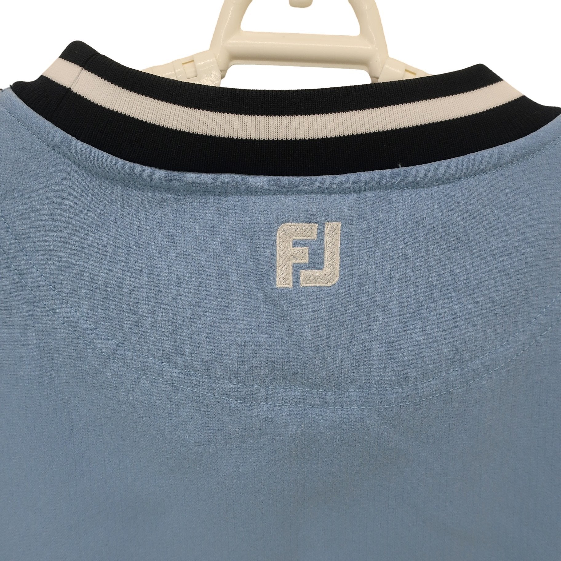 FOOTJOY(フットジョイ) ラインリブ半袖クルーネックスウェット 水色 レディース S FJW-S25-M03 N
