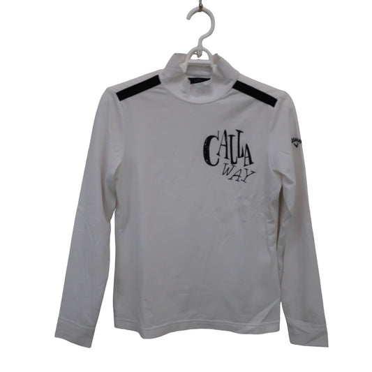 Callaway(キャロウェイ) 長袖モックネックシャツ 白 レディース S 241-1133802 A