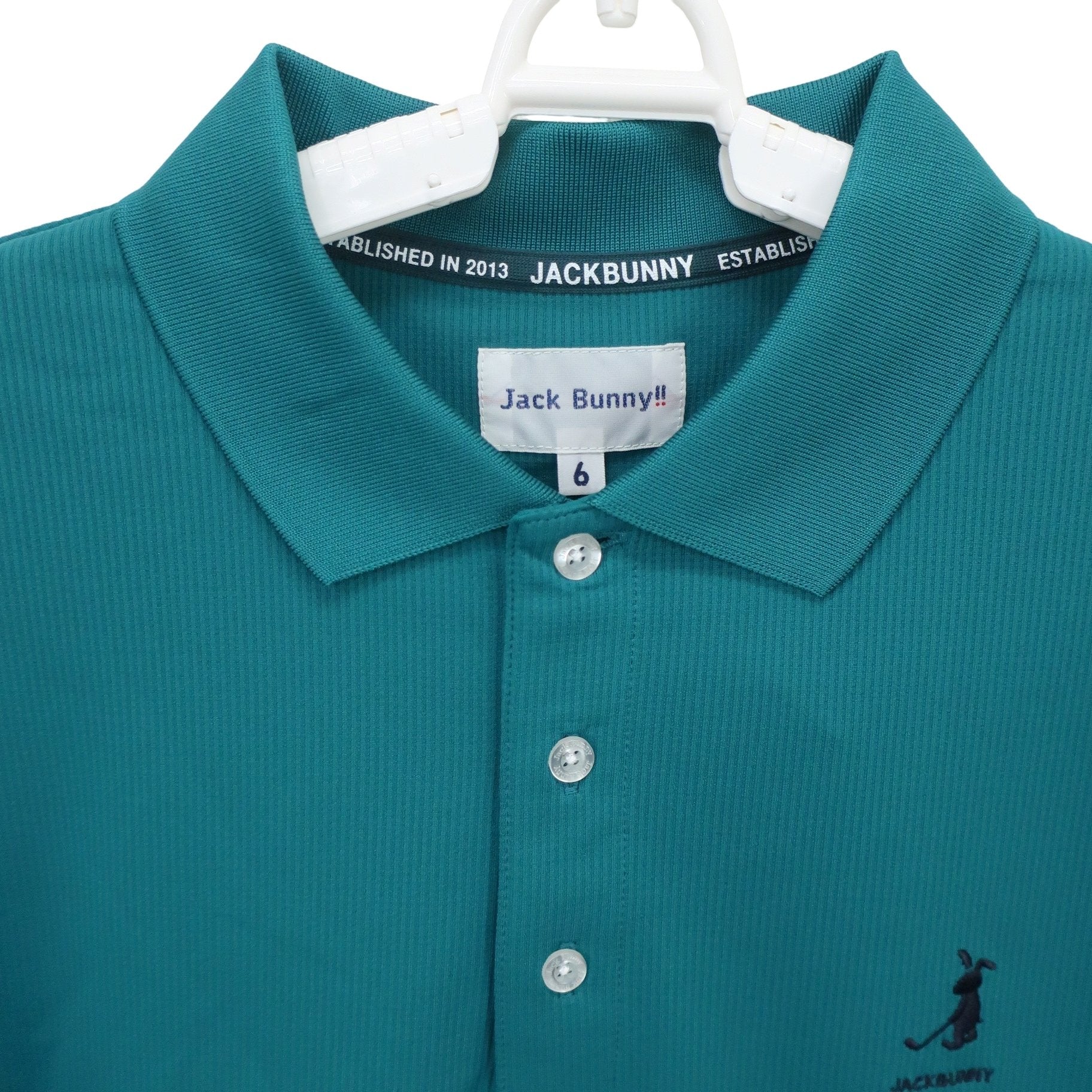 Jack Bunny(ジャックバニー) ポロシャツ グリーン メンズ 6 262-5160115 N