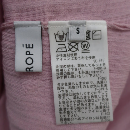 Jun and Rope(ジュン アンド ロペ) ニットシャツ ピンク レディース S A