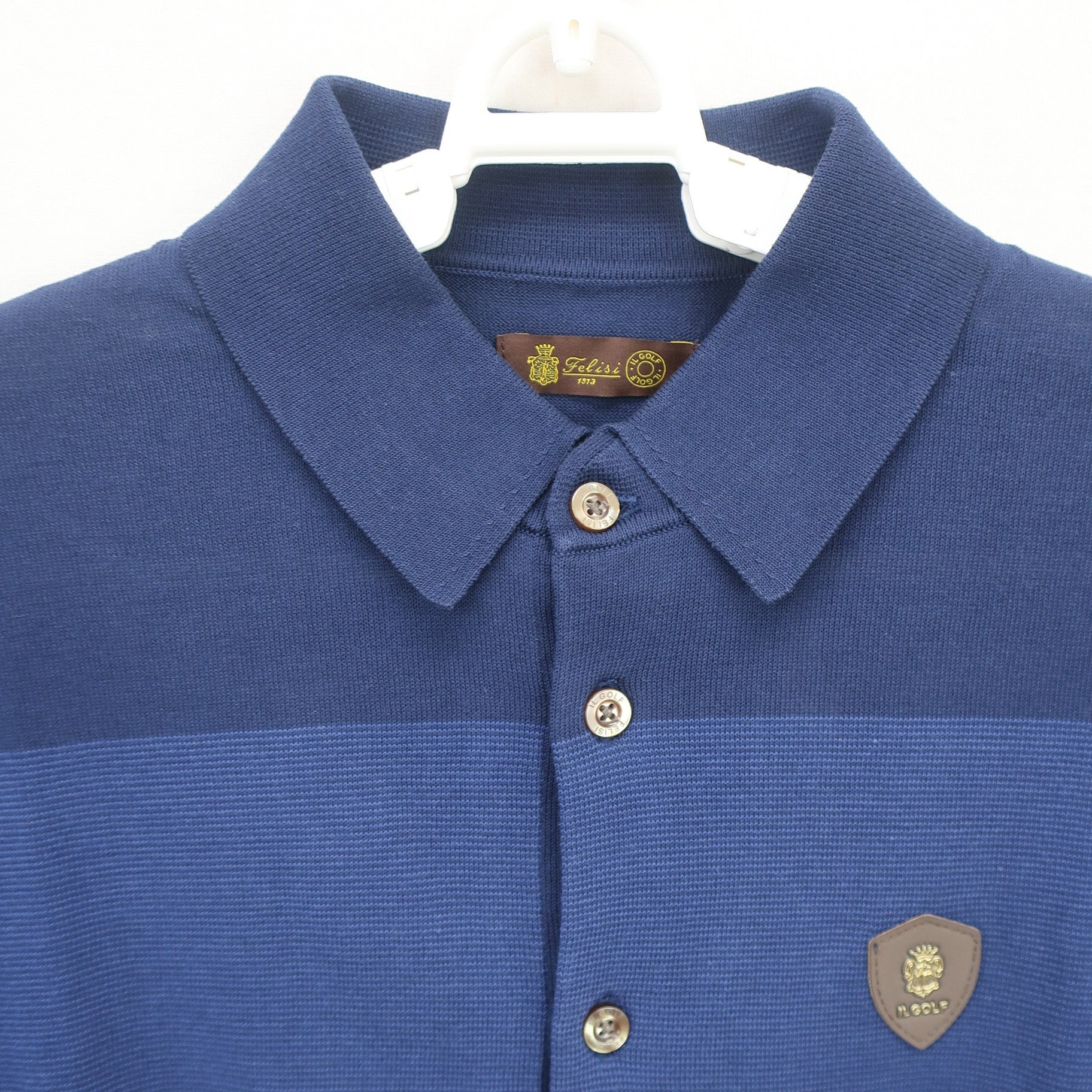 Felisi IL GOLF(フェリージゴルフ) ポロシャツ ネイビー メンズ M FLG-63-1M12-07600M N