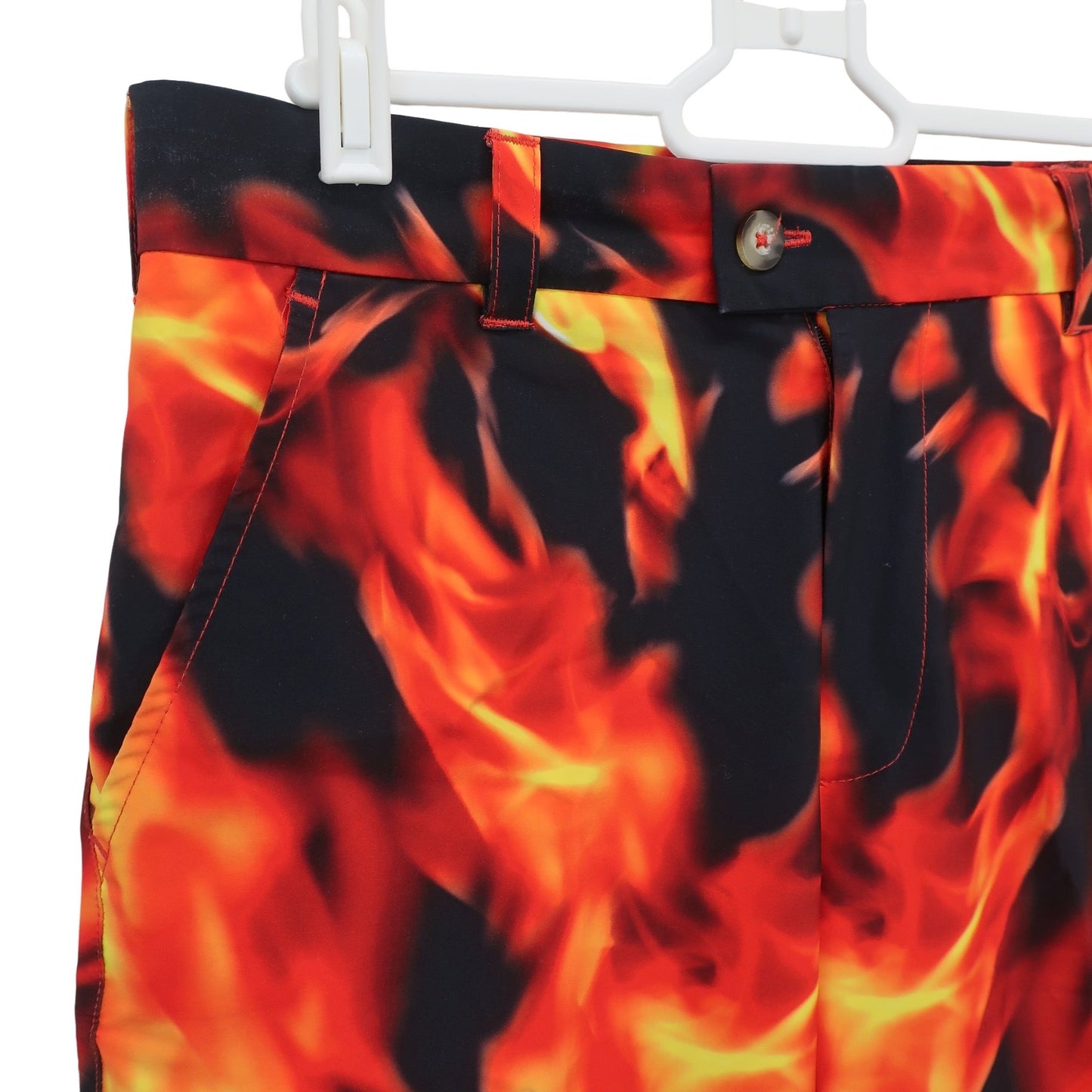 LOUDMOUTH1 ハーフパンツ 黒赤 メンズ 30/30 A
