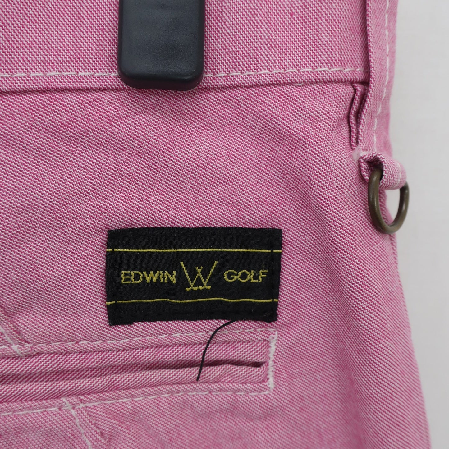 EDWIN GOLF1 パンツ ピンク メンズ L A
