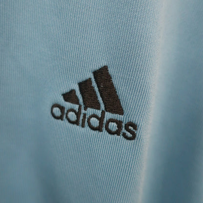 adidas(アディダス) ポロシャツ 水色 メンズ L B