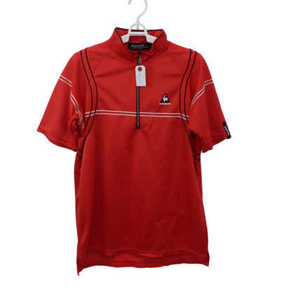 le coq sportif(ルコックスポルティフ) ハーフジップシャツ オレンジ メンズ L B