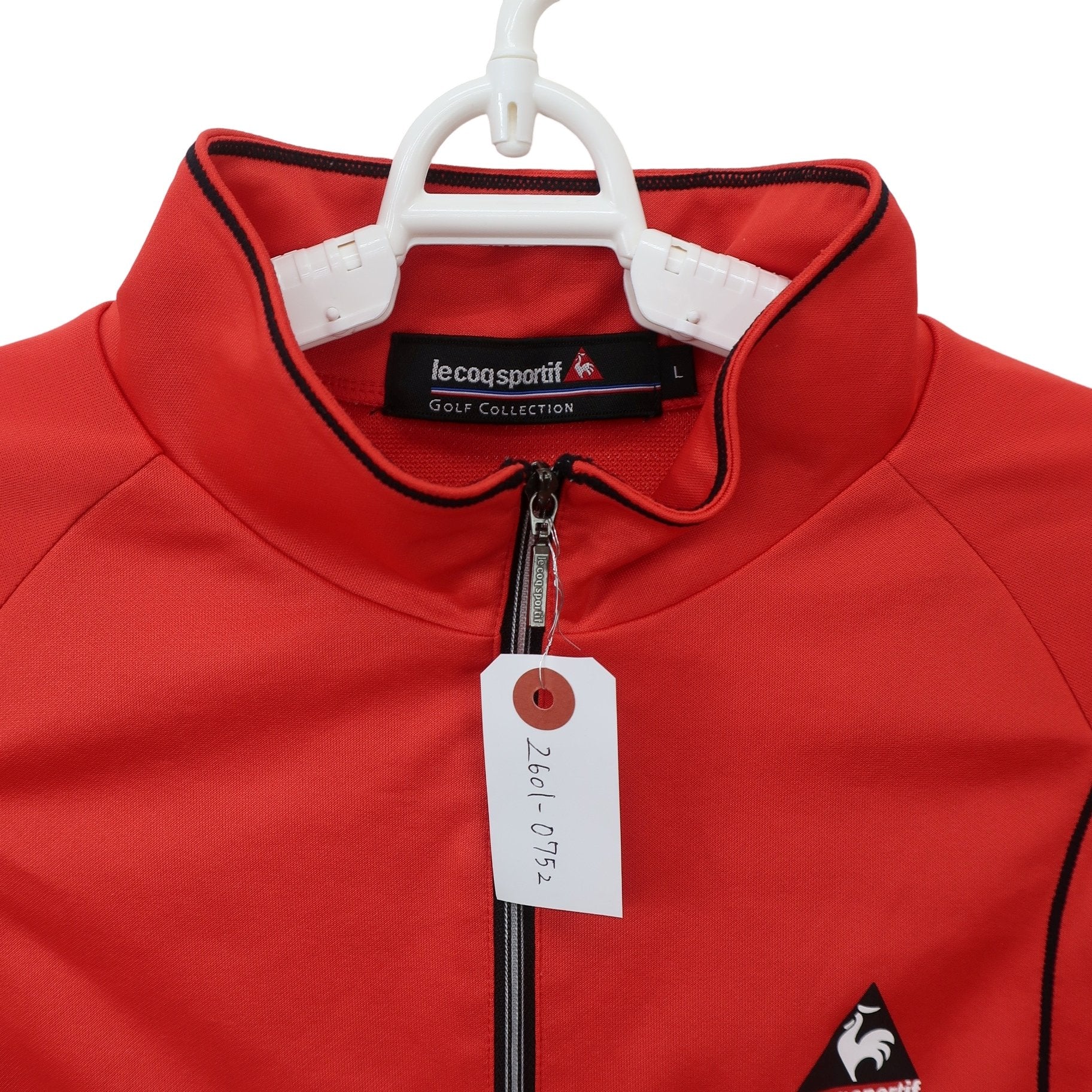 le coq sportif(ルコックスポルティフ) ハーフジップシャツ オレンジ メンズ L B