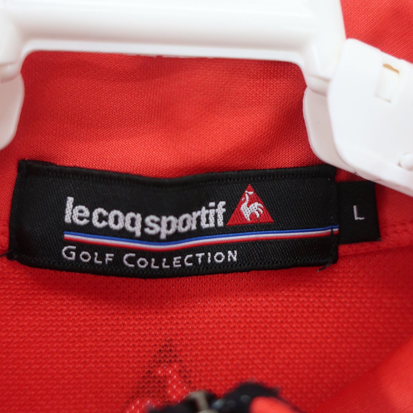 le coq sportif(ルコックスポルティフ) ハーフジップシャツ オレンジ メンズ L B