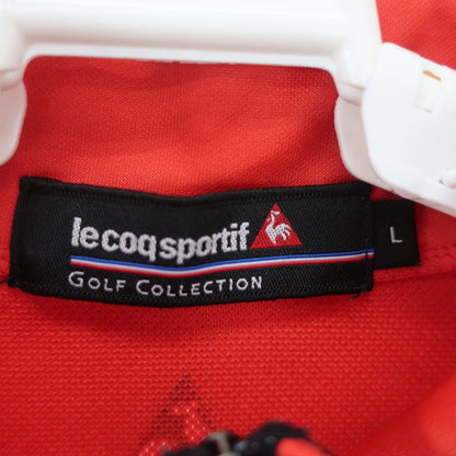 le coq sportif(ルコックスポルティフ) ハーフジップシャツ オレンジ メンズ L B