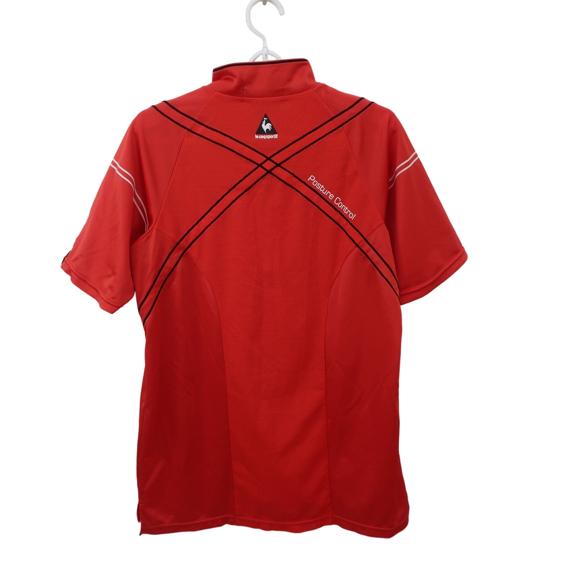 le coq sportif(ルコックスポルティフ) ハーフジップシャツ オレンジ メンズ L B