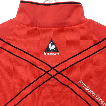 le coq sportif(ルコックスポルティフ) ハーフジップシャツ オレンジ メンズ L B