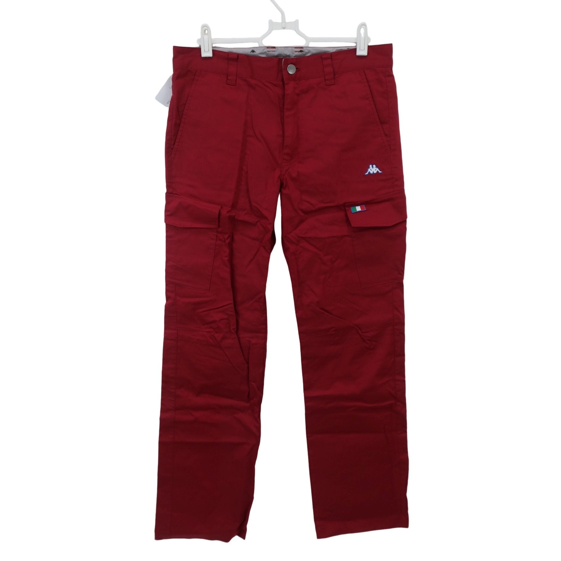 Kappa1 パンツ レッド メンズ 76 A