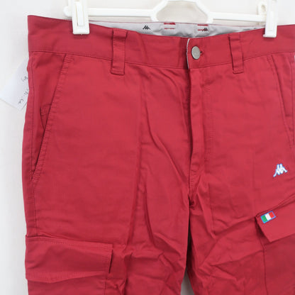 Kappa1 パンツ レッド メンズ 76 A