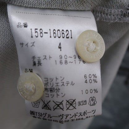 MASTER BUNNY EDITION(マスターバニーエディション) ポロシャツ グレー メンズ 4 158-160621 A
