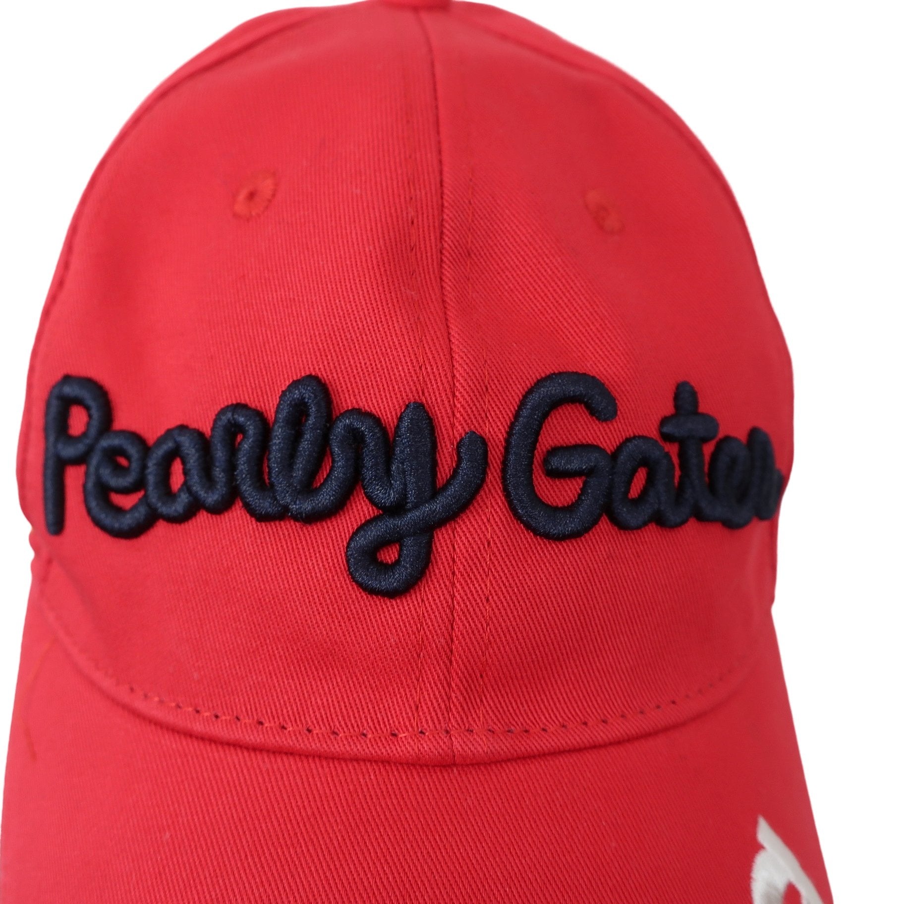 PEARLY GATES(パーリーゲイツ) キャップ 赤 メンズ フリーサイズ 053-5287751 A