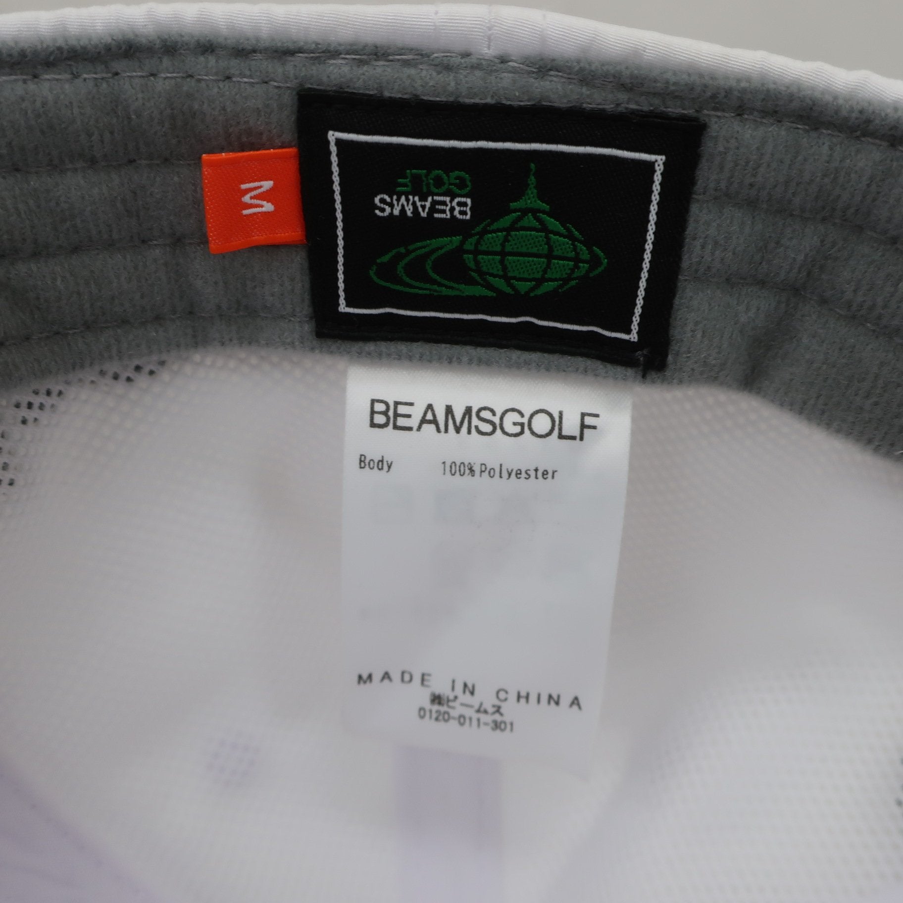 BEAMS GOLF(ビームスゴルフ) キャップ 白 レディース フリーサイズ B