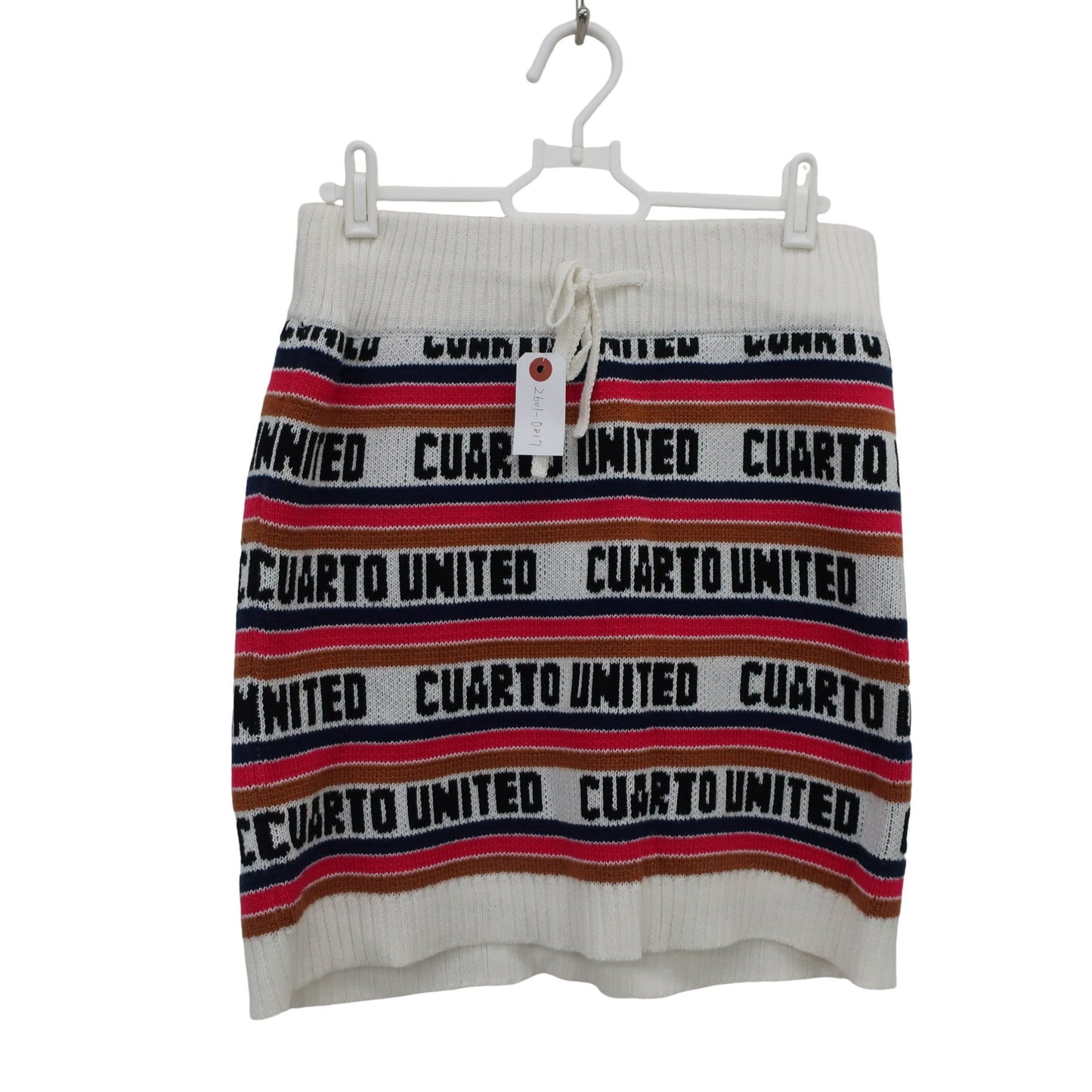 Cuarto UNITED(クアルトユナイテッド) ニットスカート 白 レディース M A