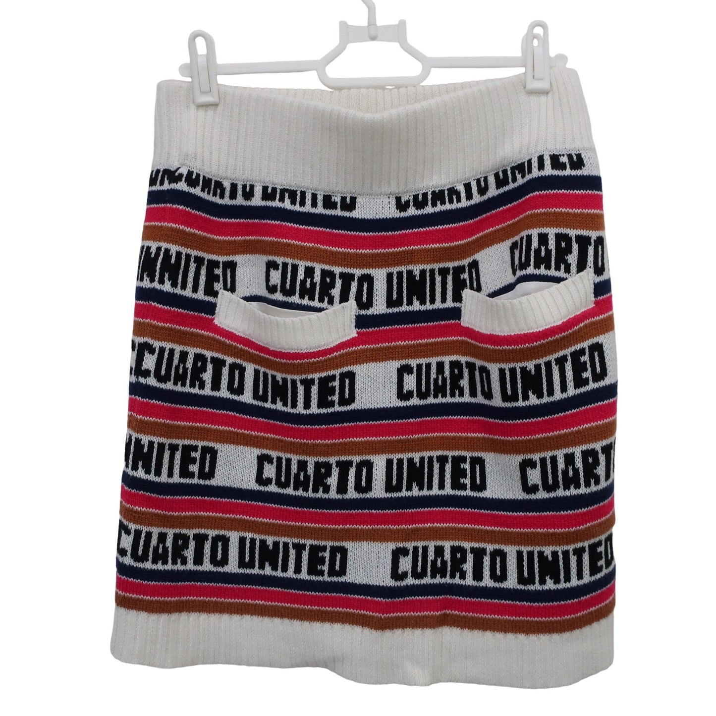 Cuarto UNITED(クアルトユナイテッド) ニットスカート 白 レディース M A