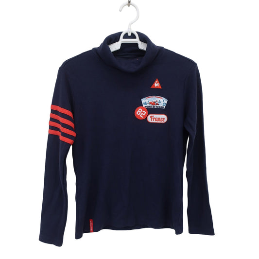 le coq sportif(ルコックスポルティフ) ハイネックシャツ ネイビー レディース M B