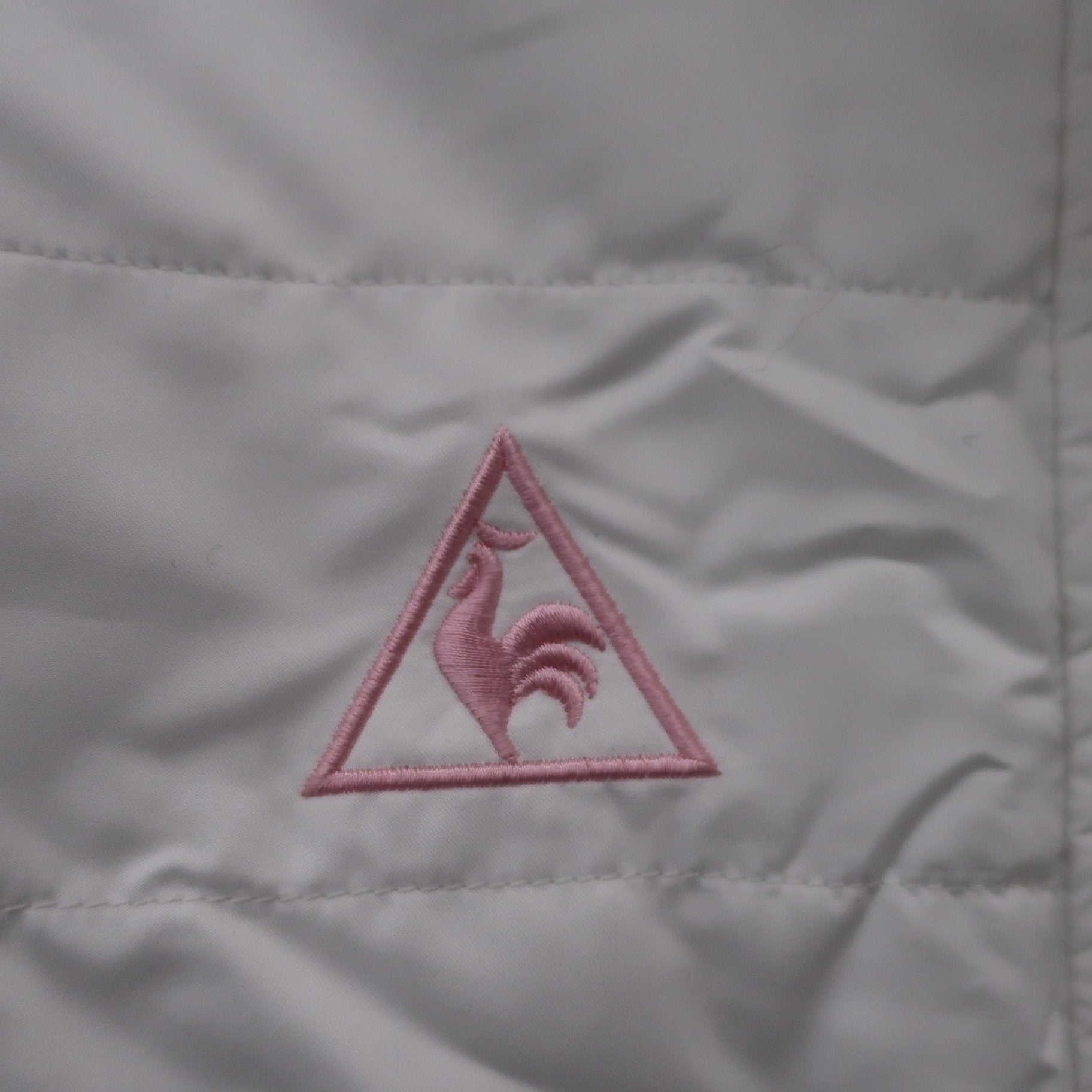 le coq sportif(ルコックスポルティフ) フルジップナイロンジャケット 白 レディース M A