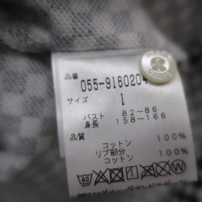 PEARLY GATES(パーリーゲイツ) ポロシャツ 白ネイビー市松柄 レディース 1 055-9160204 B
