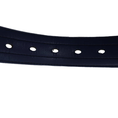 Genuine Leather1 ベルト ホワイト×ネイビー レディース フリーサイズ A