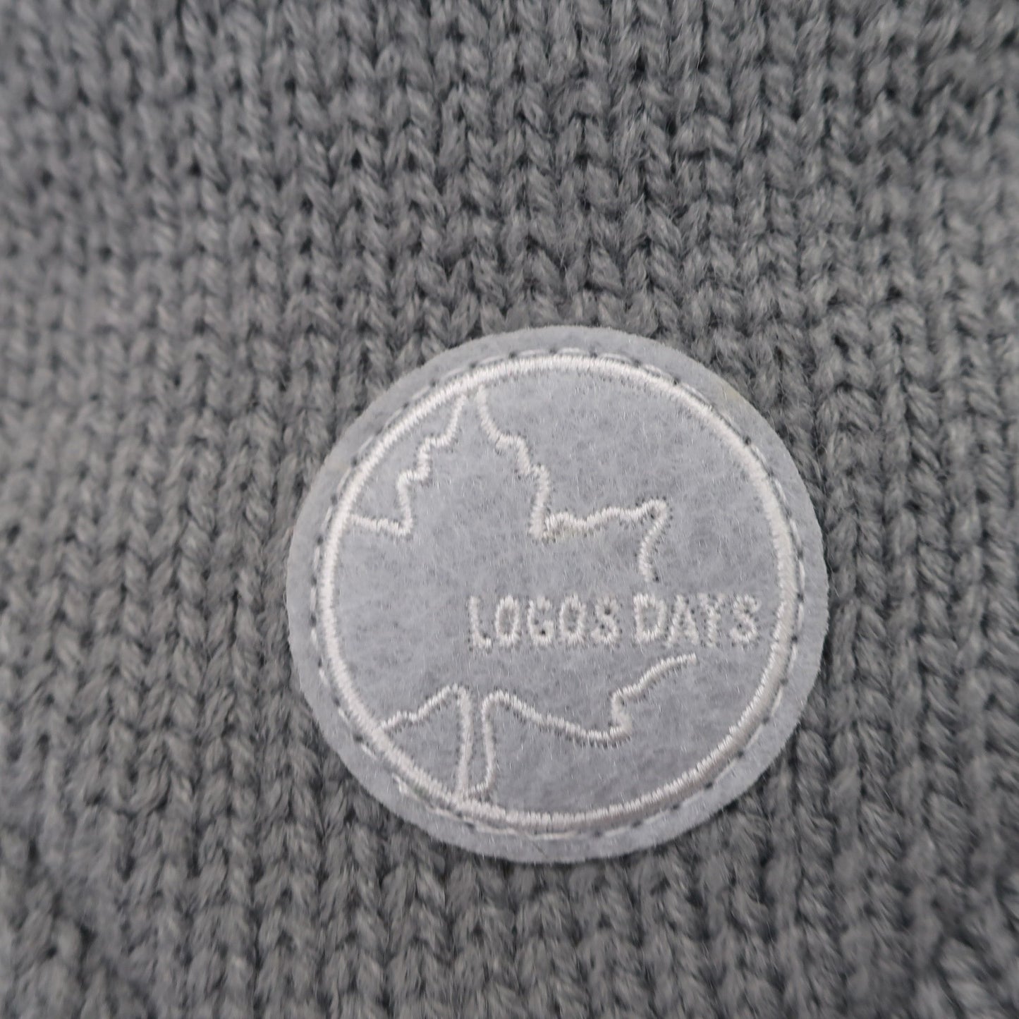 LOGOS DAYS ニット帽 グレー レディース フリーサイズ A