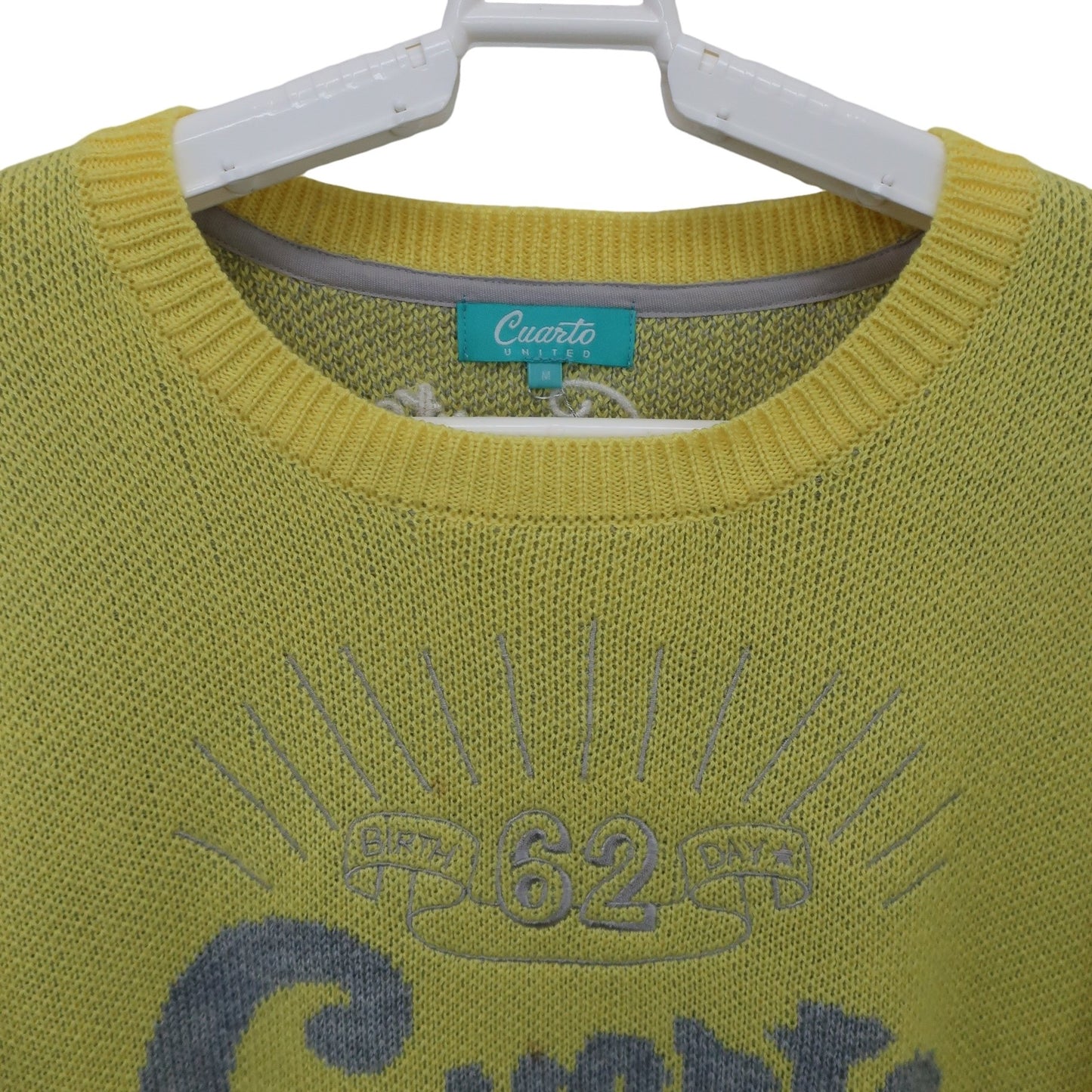 Cuarto UNITED(クアルトユナイテッド) セーター 黄色 レディース M A