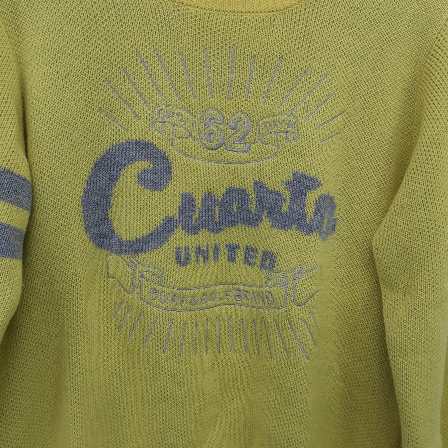 Cuarto UNITED(クアルトユナイテッド) セーター 黄色 レディース M A
