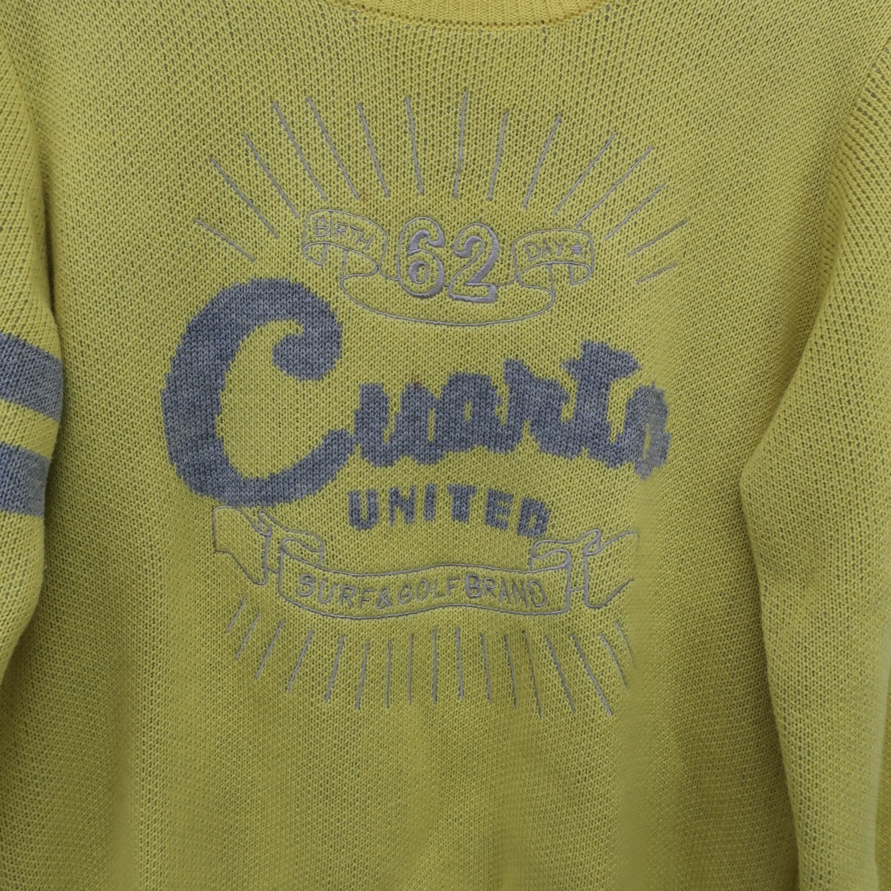 Cuarto UNITED(クアルトユナイテッド) セーター 黄色 レディース M A
