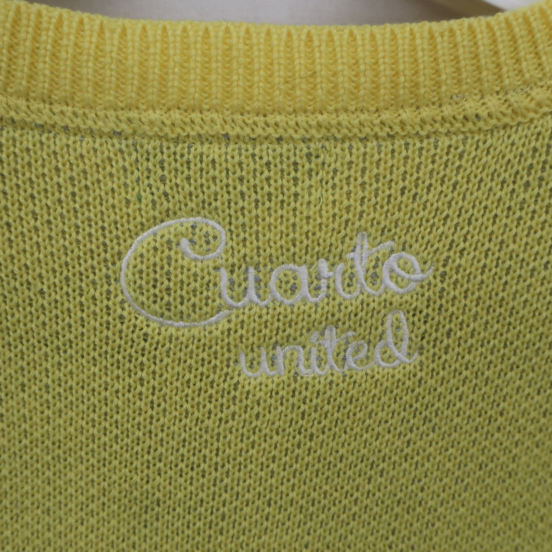 Cuarto UNITED(クアルトユナイテッド) セーター 黄色 レディース M A