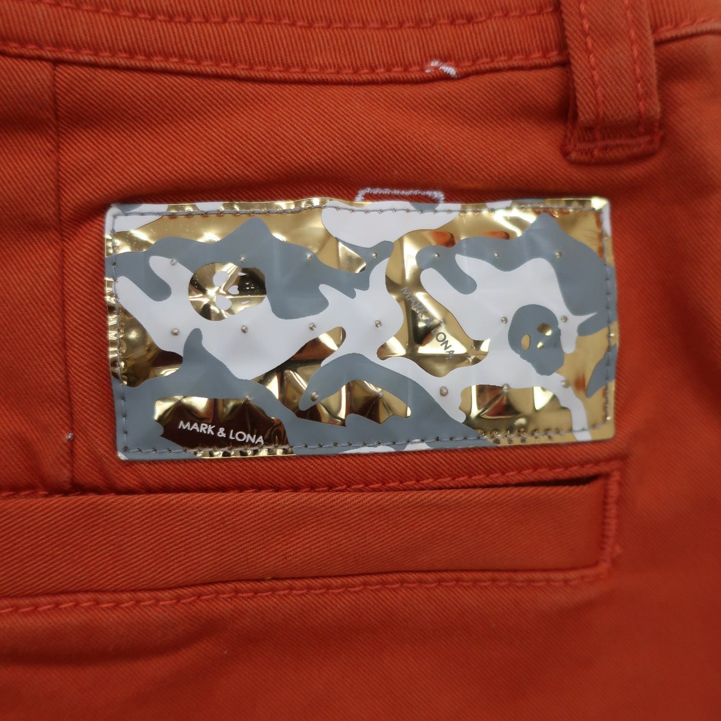 MARK&LONA1 ショートパンツ オレンジ レディース M MLW-17W-T05 A