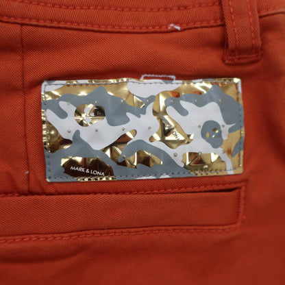 MARK&LONA1 ショートパンツ オレンジ レディース M MLW-17W-T05 A