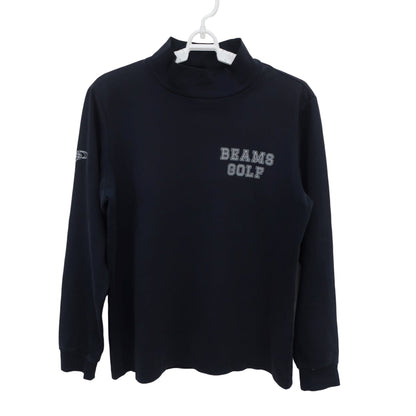 BEAMS GOLF(ビームスゴルフ) 長袖モックネックシャツ 黒 レディース S A