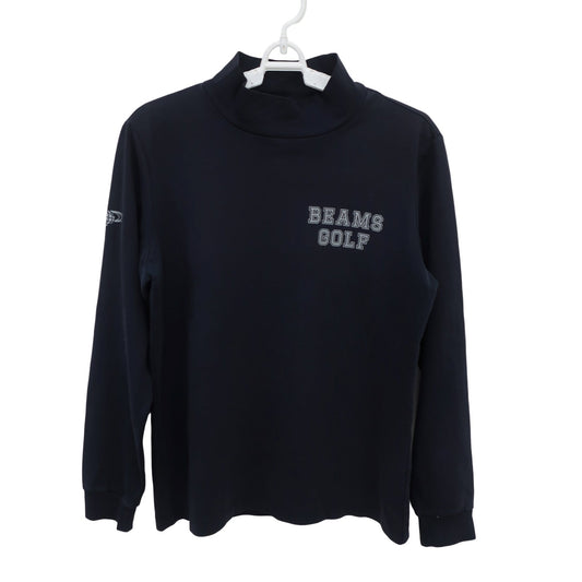 BEAMS GOLF(ビームスゴルフ) 長袖モックネックシャツ 黒 レディース S A