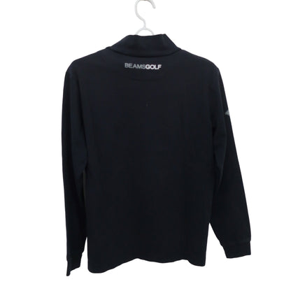 BEAMS GOLF(ビームスゴルフ) 長袖モックネックシャツ 黒 レディース S A
