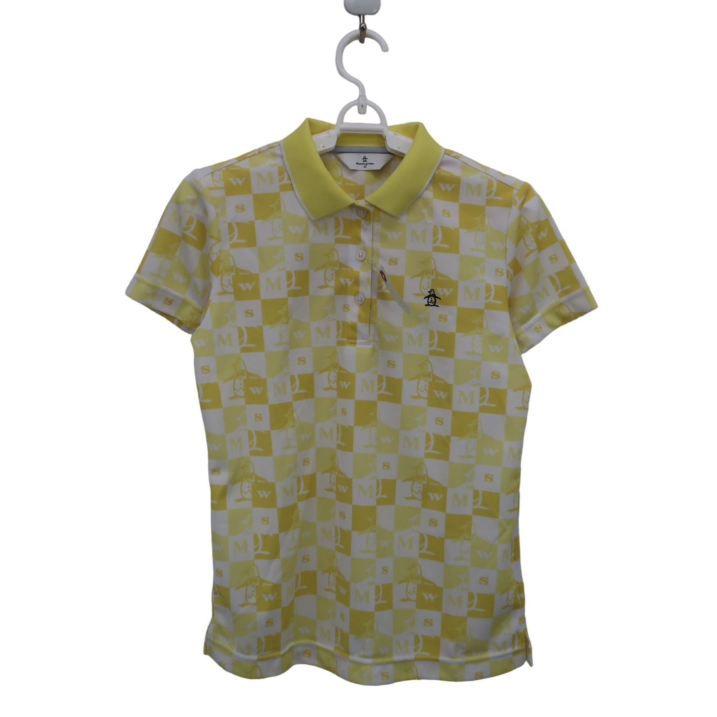 Munsingwear(マンシングウェア) ポロシャツ 黄色白 レディース M A