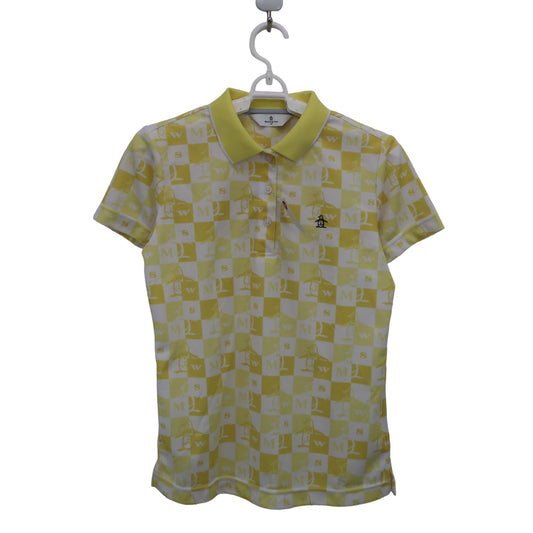 Munsingwear(マンシングウェア) ポロシャツ 黄色白 レディース M A