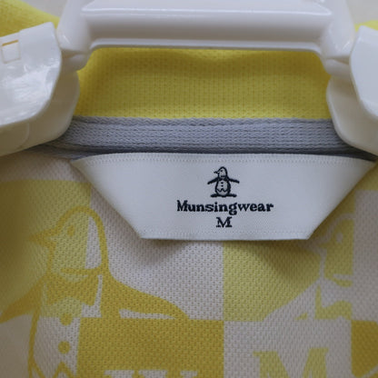 Munsingwear(マンシングウェア) ポロシャツ 黄色白 レディース M A