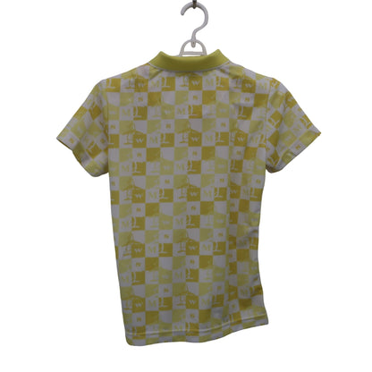 Munsingwear(マンシングウェア) ポロシャツ 黄色白 レディース M A