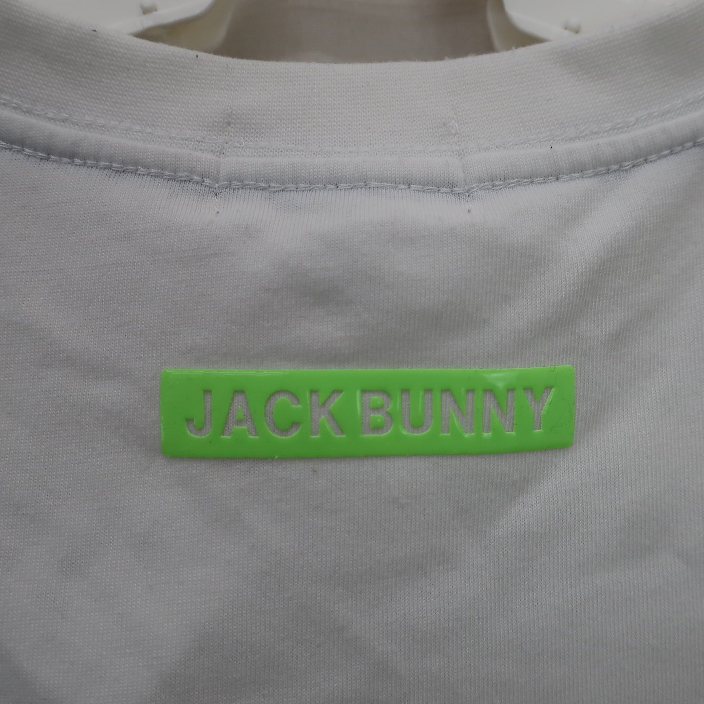 Jack Bunny(ジャックバニー) 半袖モックネックシャツ 白 レディース 1 263-2163526 B