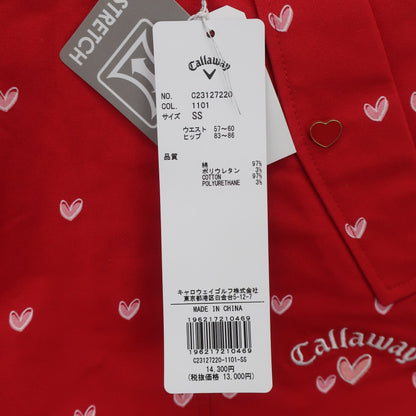 Callaway1 ショートパンツ 赤 レディース SS C23127220 N