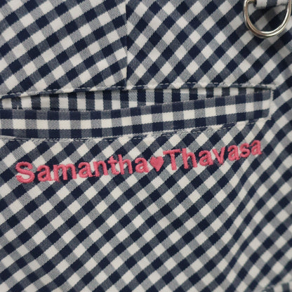 Samantha Thavasa(サマンサタバサ) スカート 白青チェック レディース S B