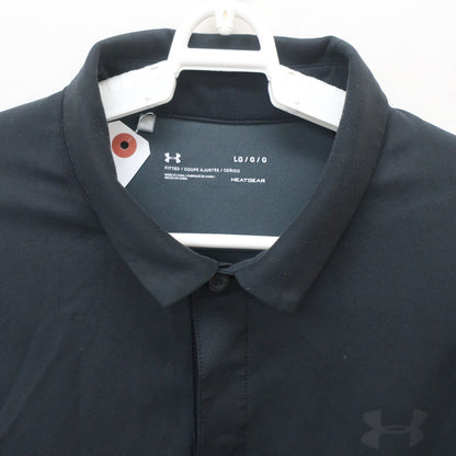 UNDER ARMOUR(アンダーアーマー) ポロシャツ 黒 メンズ LG A
