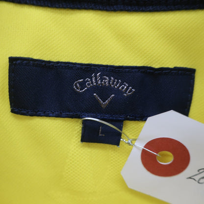 Callaway(キャロウェイ) ポロシャツ 黄色 メンズ L 241-9151519 A
